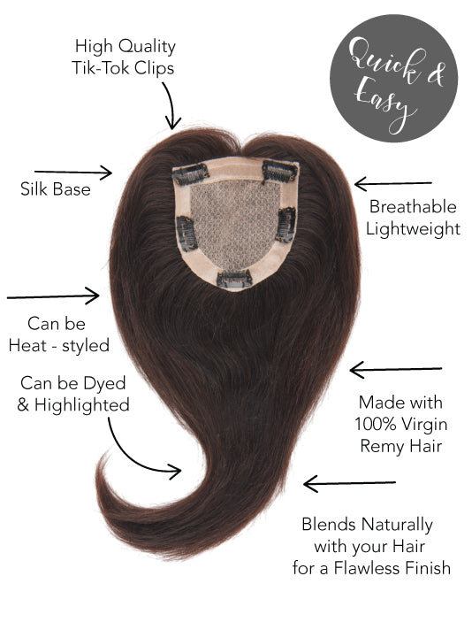 Silk Scalp Topper 4X4