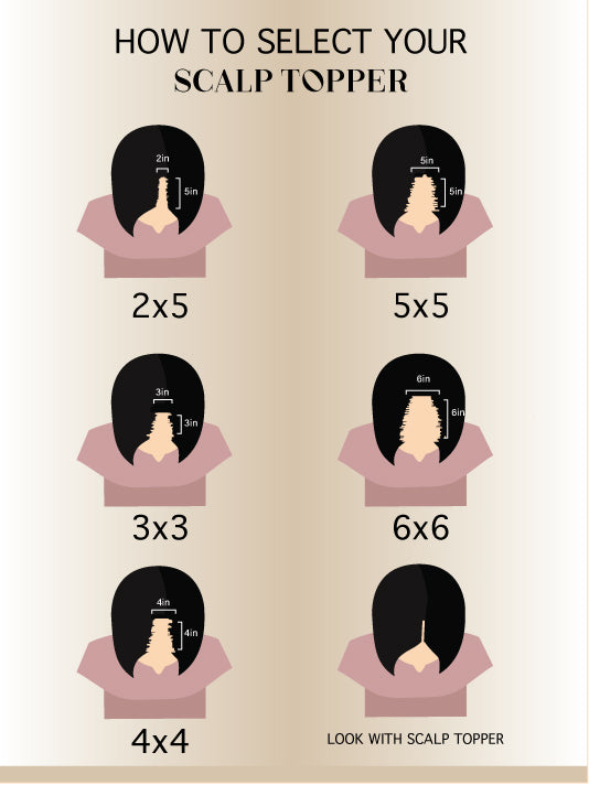 Silk Scalp Topper 5X5