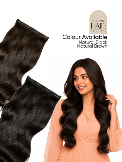 Pro Premium Seamless Clip-in Hair Volumizer I Natural Colour