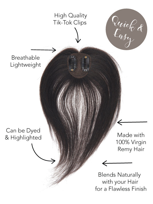Heart Scalp Topper