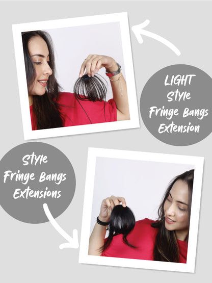 Style Fringe Bangs Extensions