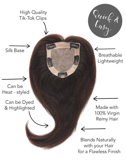 Silk Scalp Topper 4X4